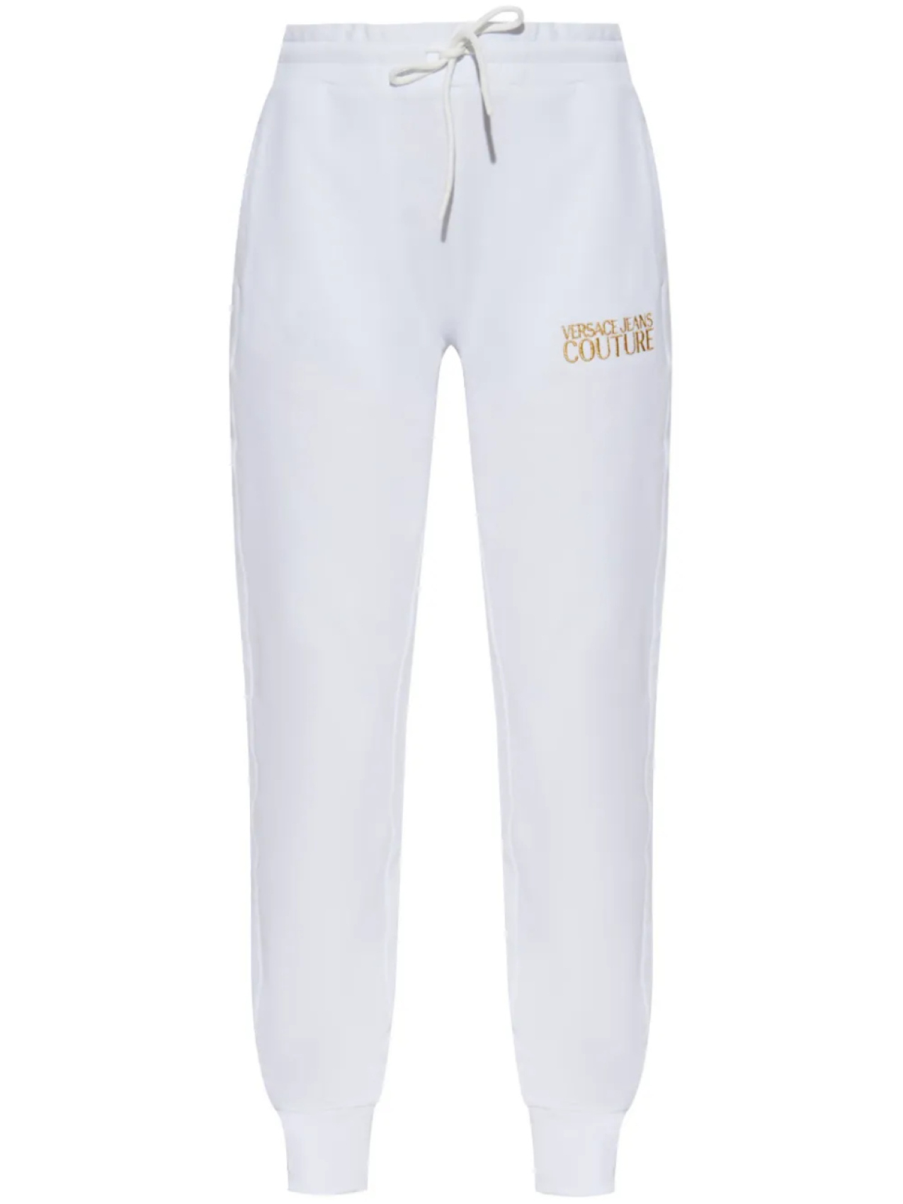 

Спортивные брюки с вышитым логотипом Versace Jeans Couture, белый