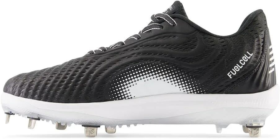 Мужские бейсбольные кроссовки New Balance FuelCell 4040 V7 Metal, белый/черный — фото 2