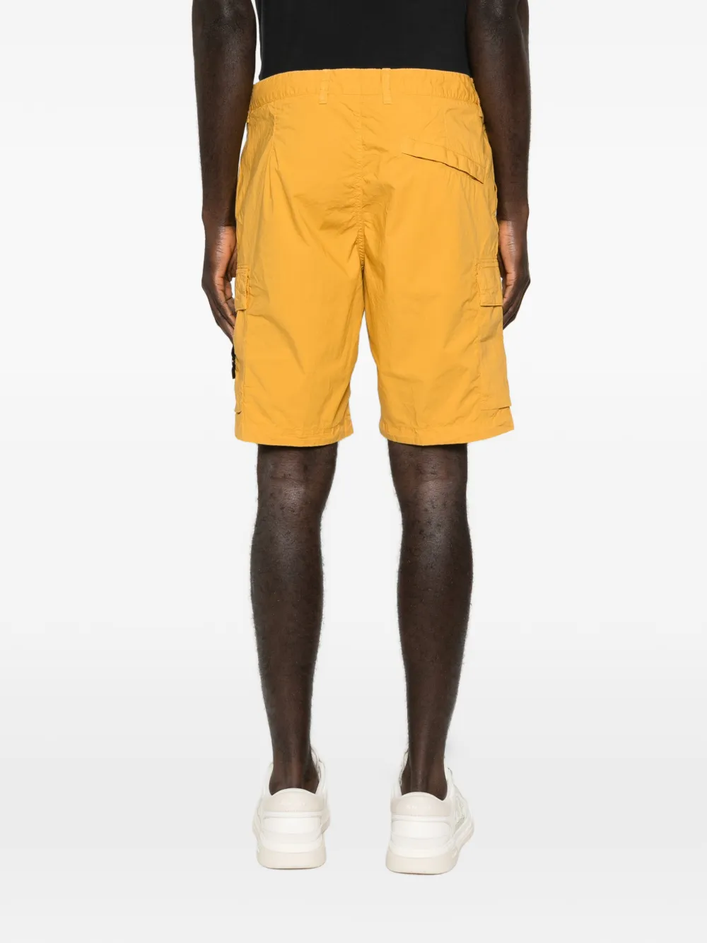 Шорты с накладными карманами Stone Island, желтый — фото 4