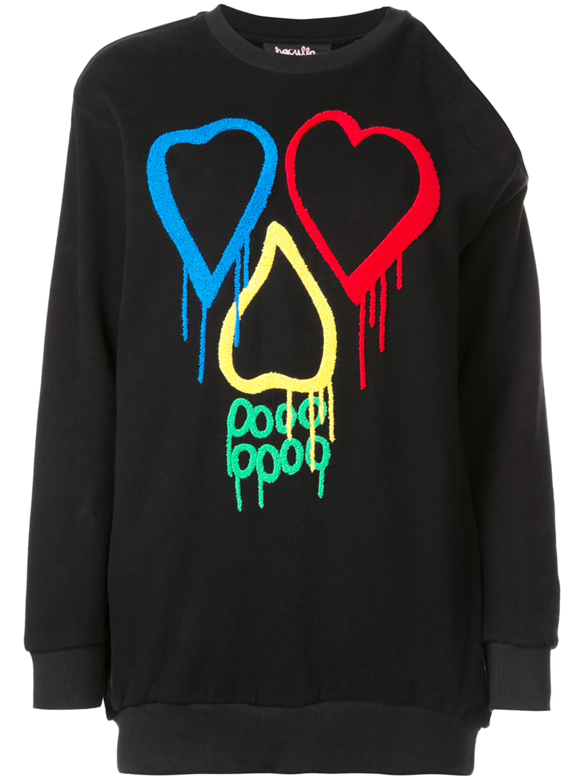 

Толстовка с прорезями Haculla, черный