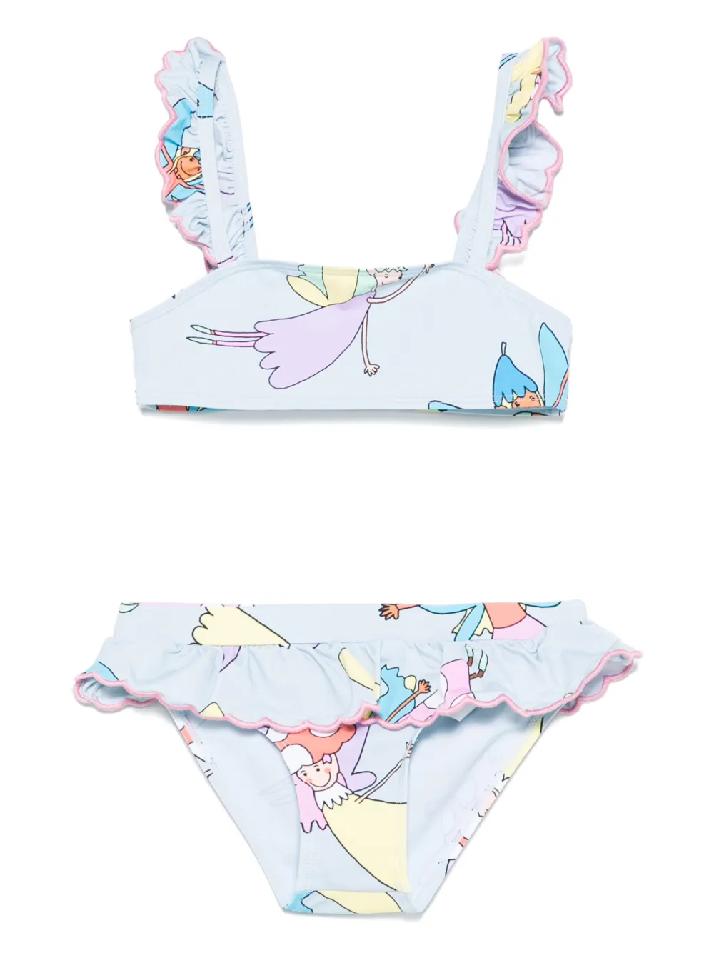 

Бикини с принтом Stella McCartney Kids, синий