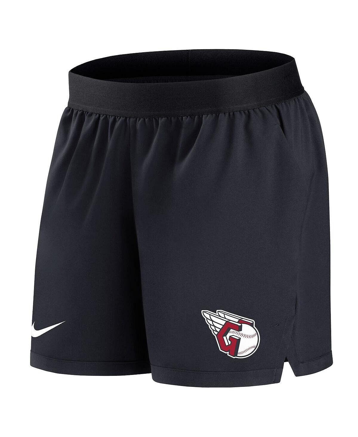 Женские темно-синие шорты Cleveland Guardians Authentic Collection Team Performance Nike, темно-синий — фото 3