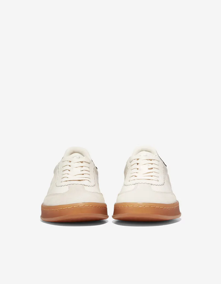 Женские кожаные кроссовки, вдохновленные футболом Cole Haan, белый — фото 2