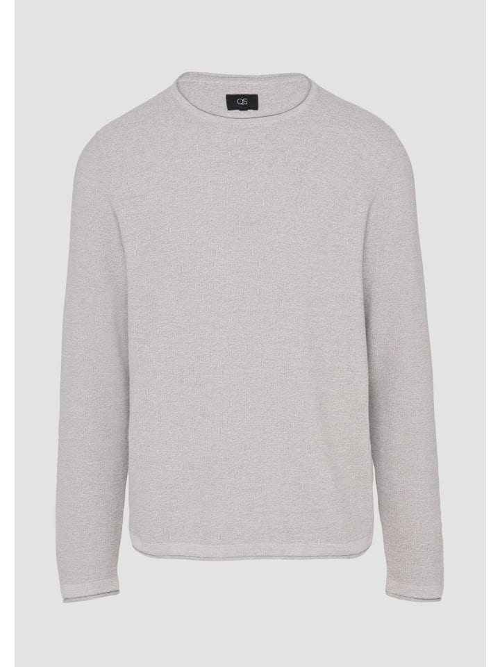 

Вязаный свитер цвета 90W0_светло-серый QS