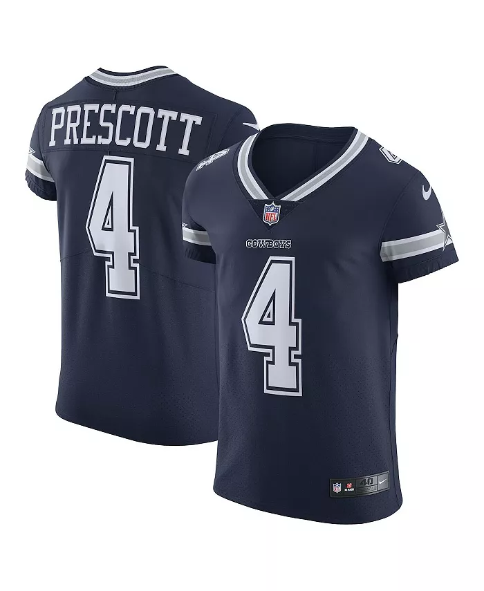

Мужская альтернативная игровая футболка Dak Prescott Dallas Cowboys Vapor Elite Nike, синий