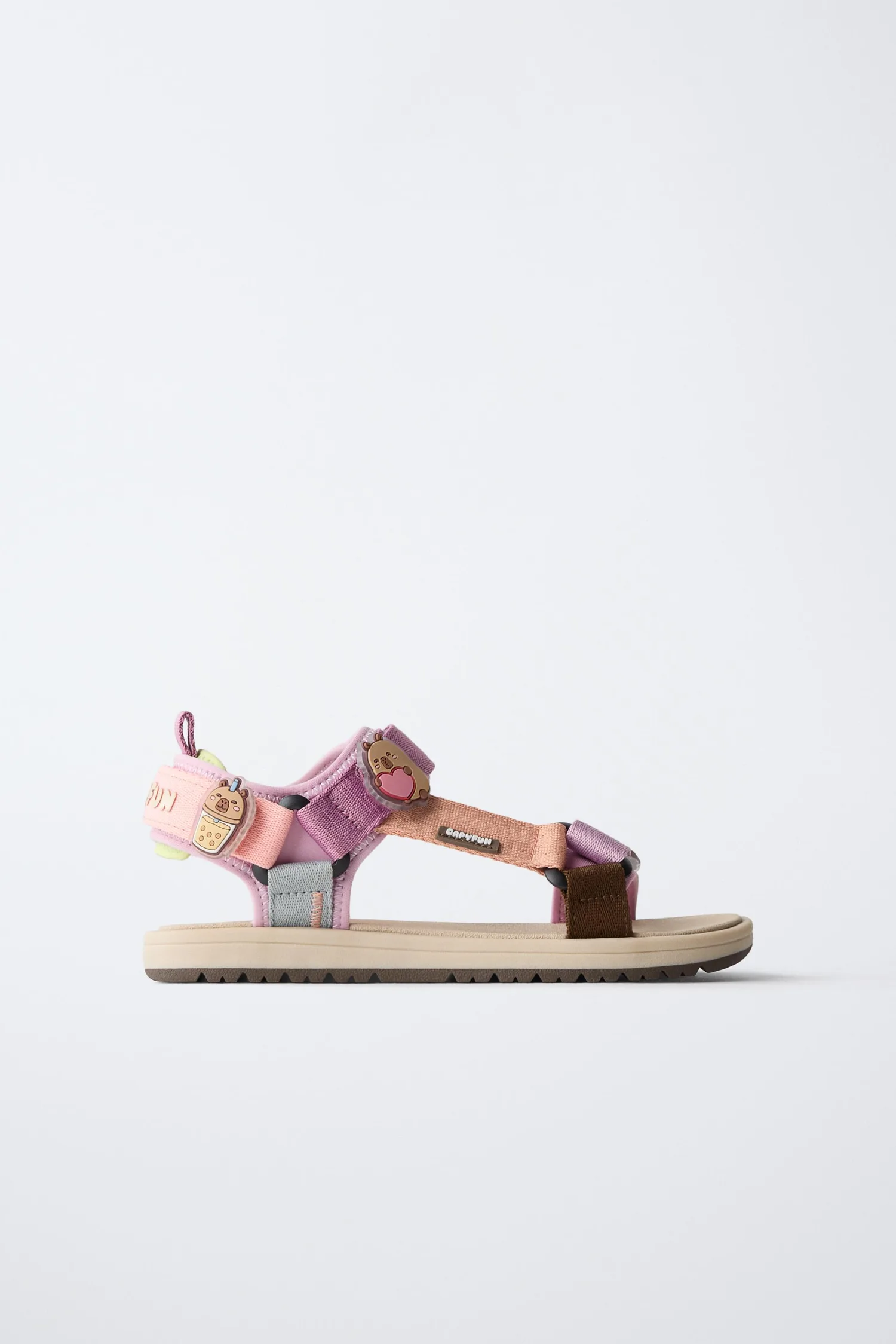 Capibara capyfun технические сандалии Zara, мультиколор