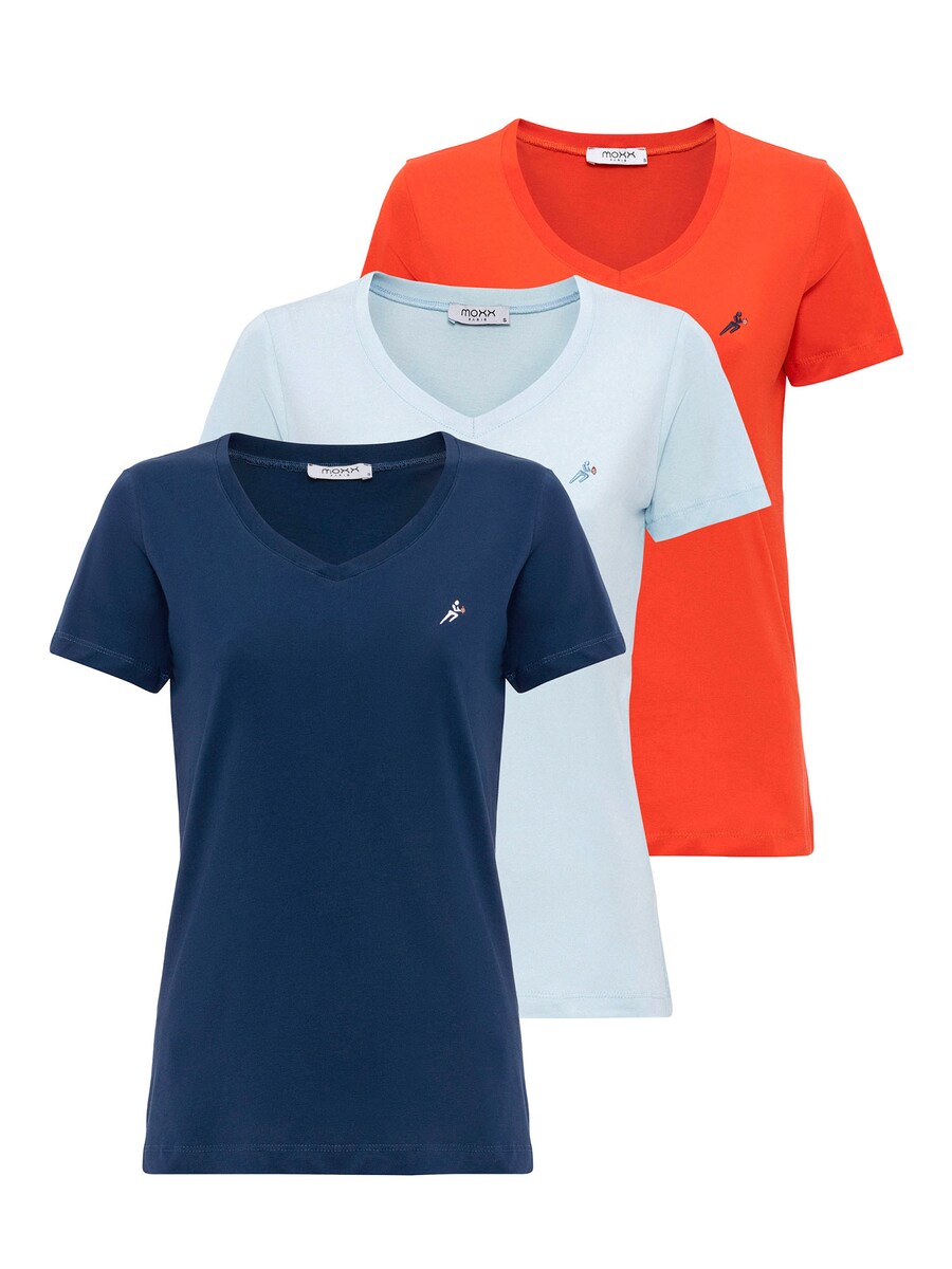 

Рубашка Moxx Paris, цвет Navy/Turquoise/Red