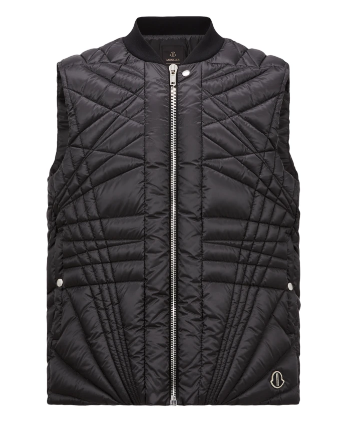 

Куртки с ребристым воротником Moncler, черный