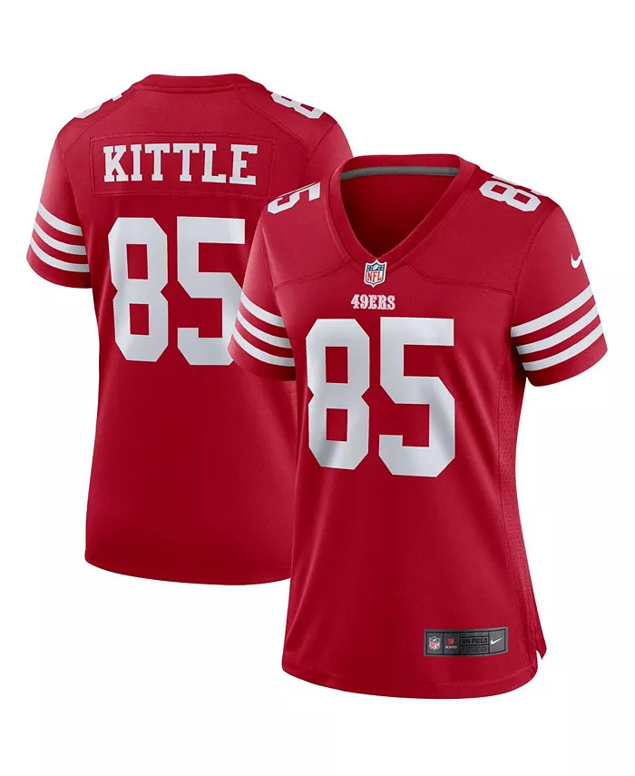 

Женская игровая майка Джорджа Киттла Скарлета из Сан-Франциско 49ers Nike