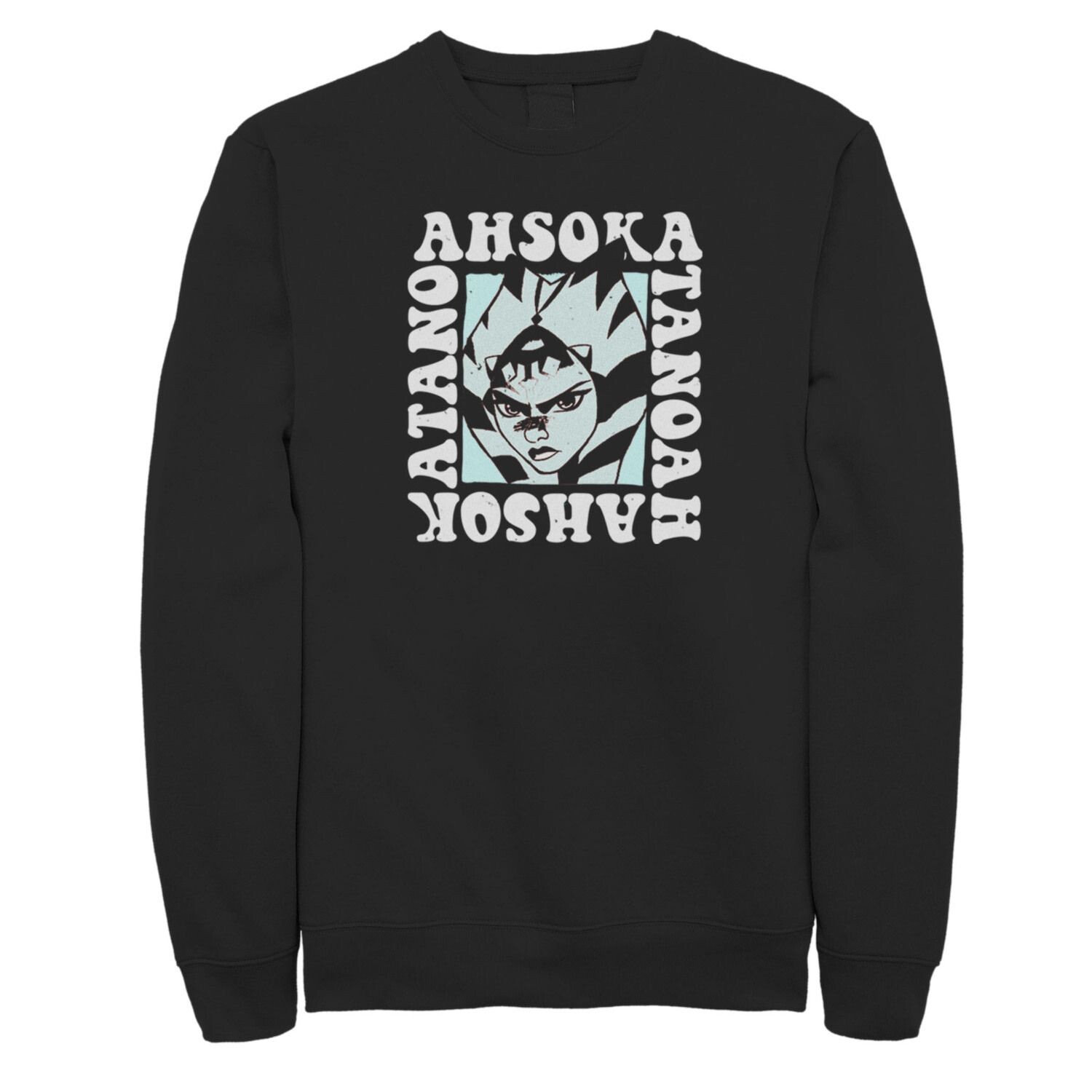 

Мужской свитшот с плакатом «Звездные войны Асока Groovy Box» Licensed Character
