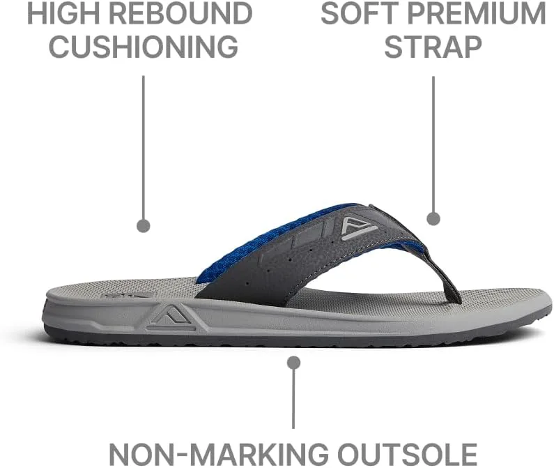 

Мужские вьетнамки REEF Phantoms, серый/светло-серый/синий