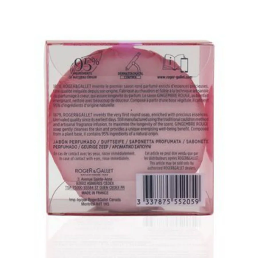 Парфюмированное мыло Roger & Gallet Ladies Gingembre Rouge, 3,5 унции, для ванны и тела, артикул 3337875552059 — фото 3