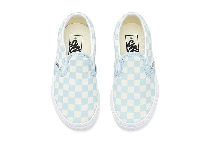 Кеды Classic Slip-On Vans Kids, Checkerboard Dawn Mist — фото 3