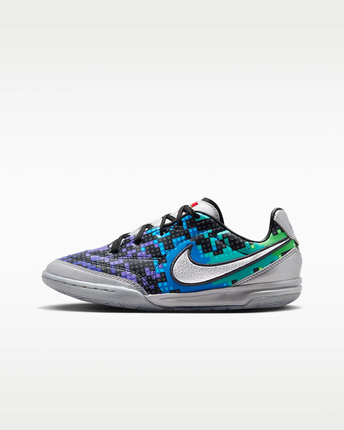 Детские кроссовки Nike Jr. Streetgato x LEGO® Collection, Metallic Silver/Green Strike/Black/White