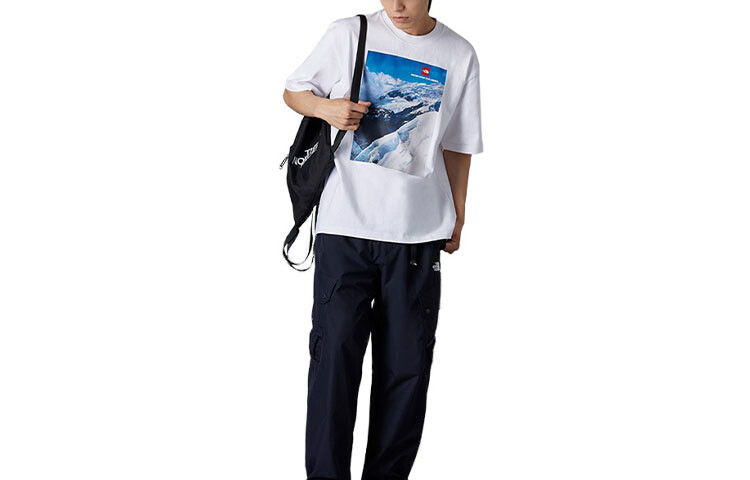 

Футболка Back In Blue Series для мужчин, белая The North Face, белый