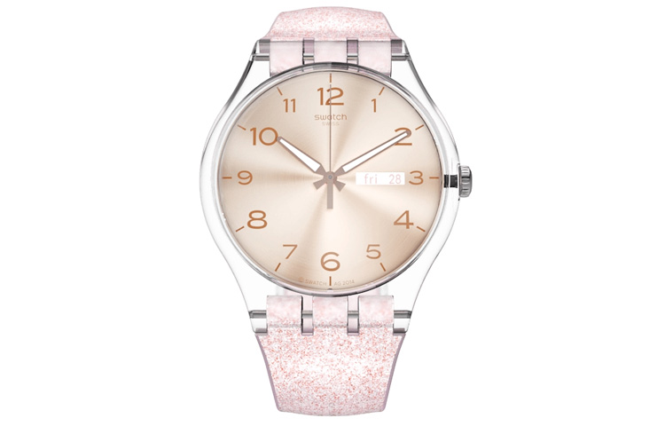 

SWATCH Часы Women's 47.4mm Pink Watch SUOK703