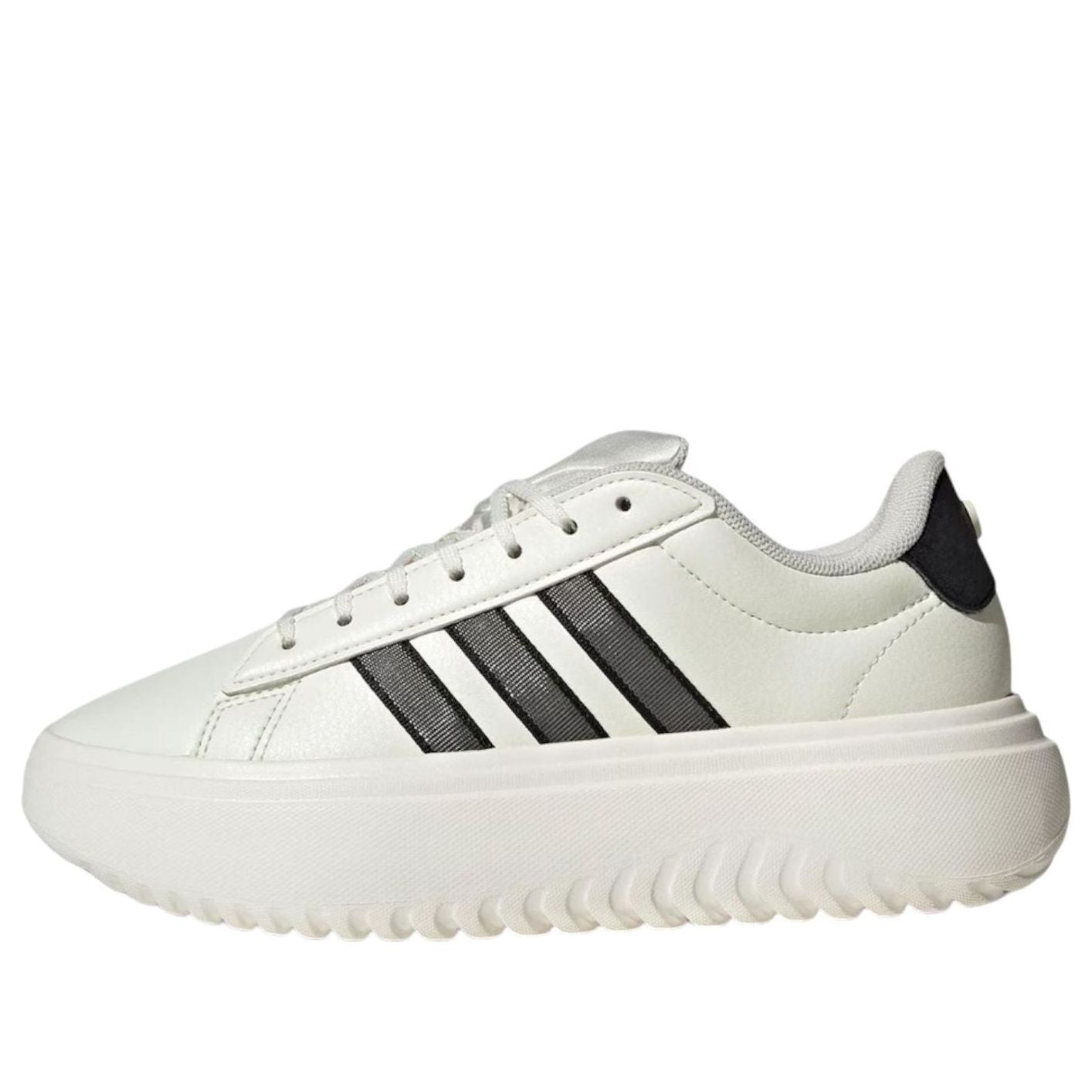 Кроссовки (WMNS) adidas Grand Court Platform 'White Black'