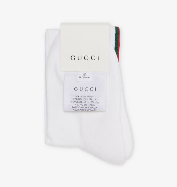 

Носки Brand-Stripe из хлопковой смеси Gucci, мультиколор
