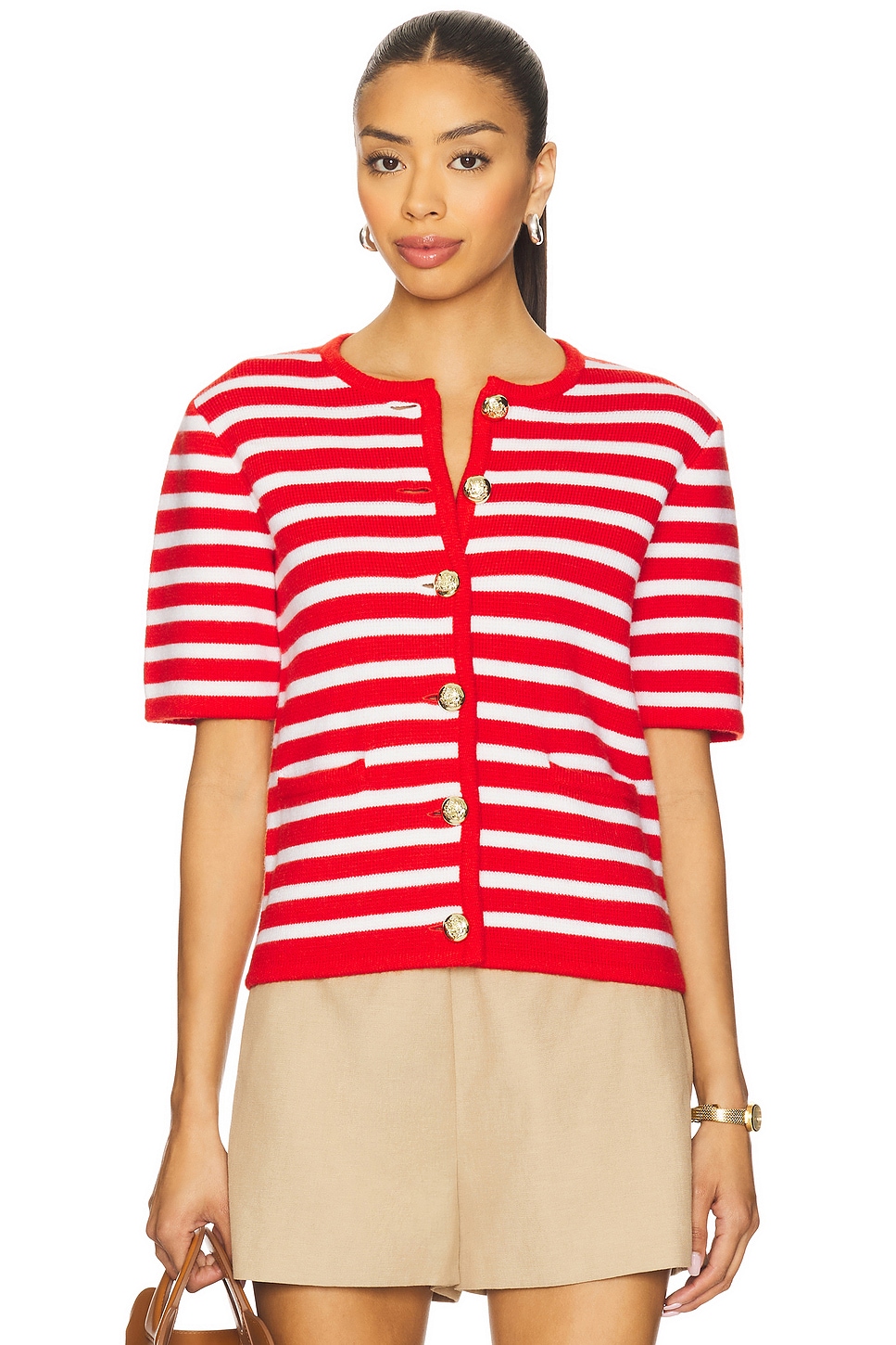 

Кардиган Dorothy от Maude Club, chilli red stripe