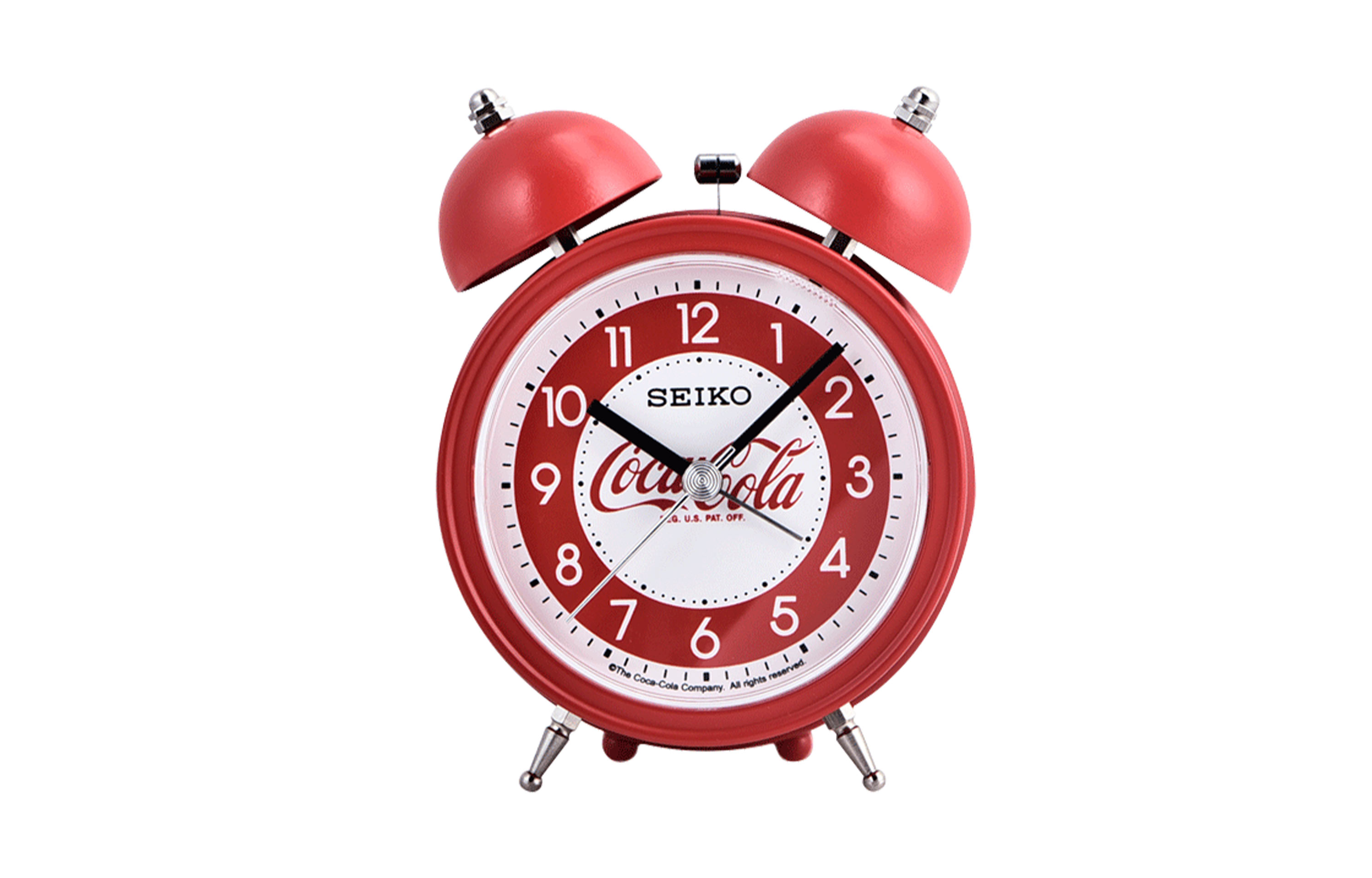 

SEIKO Часы Quartz Movement Alarm Clock Unisex, Red Watch Dial