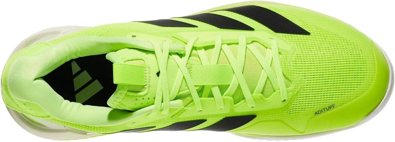 Кроссовки для тенниса adidas Adizero Ubersonic 5, цвет Lucid Lemon/Black/White — фото 4