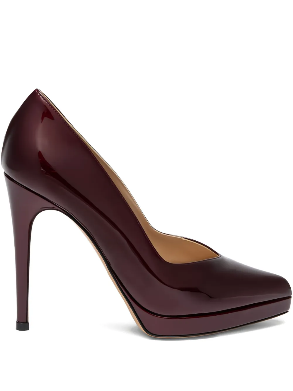 Туфли Samurai Michelle 100 на платформе Casadei, красный