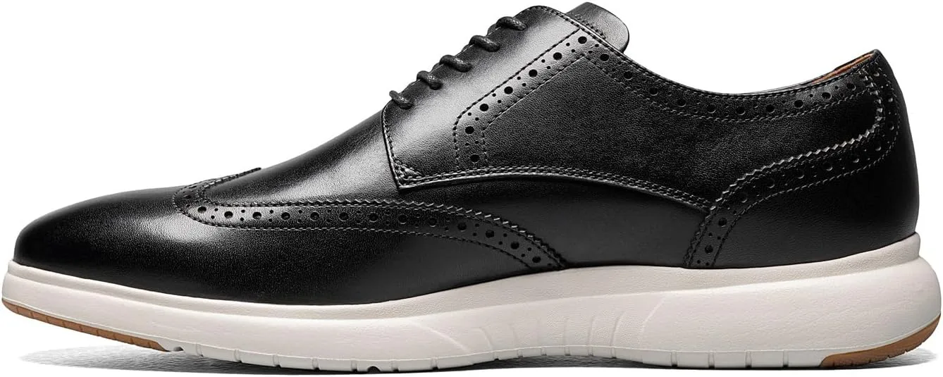 Мужские оксфордские туфли Florsheim Dash Wingtip, белый/черный — фото 4