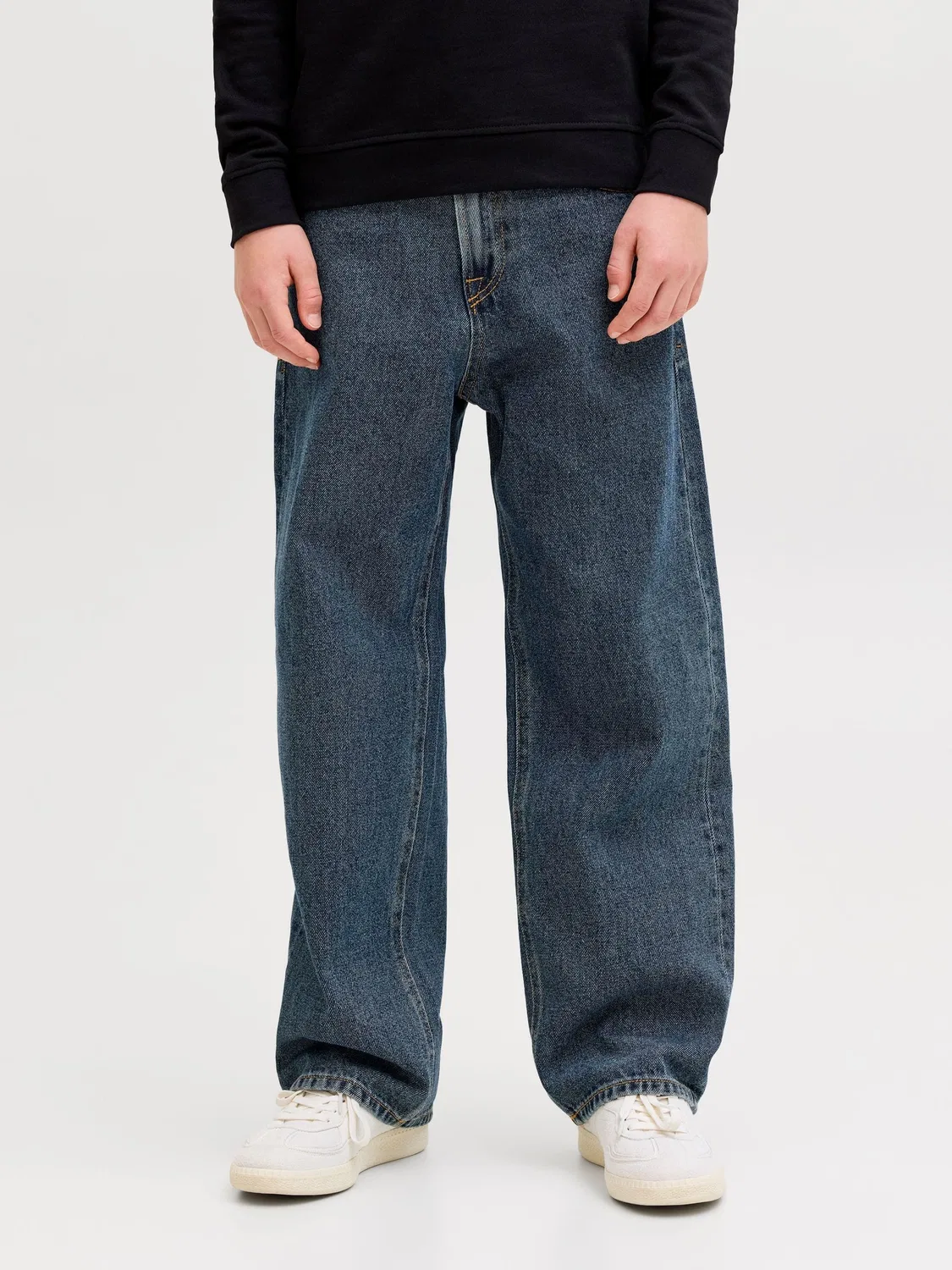 Джинсы baggy fit, хлопок, JACK & JONES Junior, blue denim — фото 2