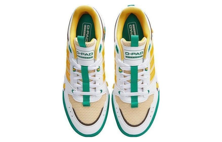 Кроссовки Adidas Neo Skateboarding Unisex, желтый/зеленый/белый — фото 3