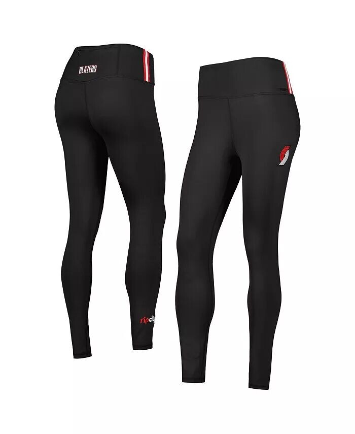 

Черные женские леггинсы Portland Trail Blazers Classics Lux Pro Standard