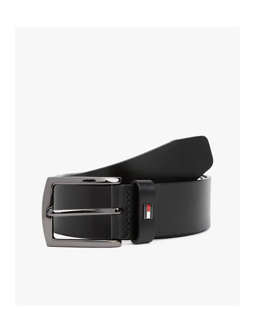 

Джентльменский кожаный ремень Tommy Hilfiger, чёрный