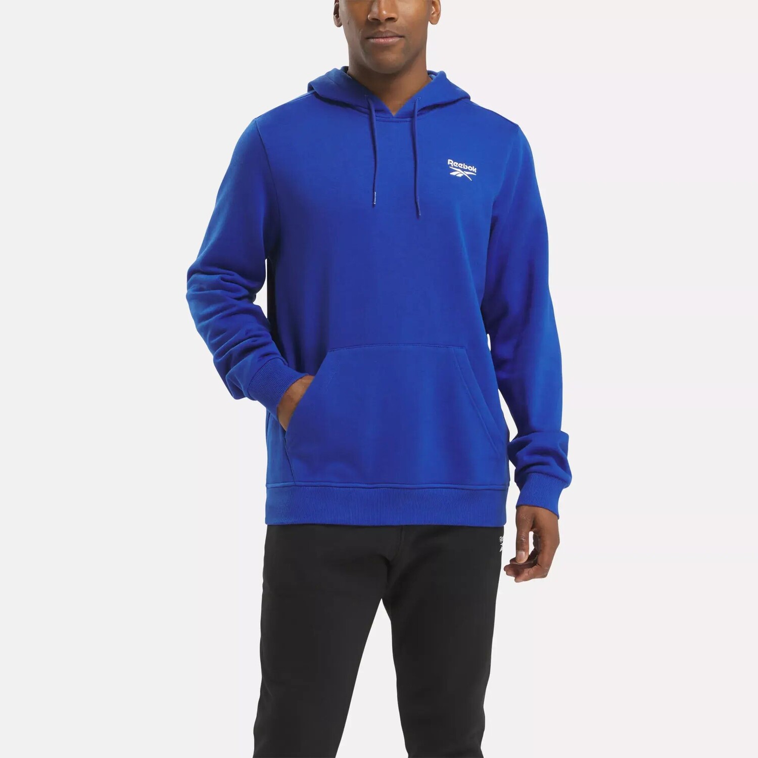 

Флисовая толстовка с маленьким логотипом Identity Reebok, синий