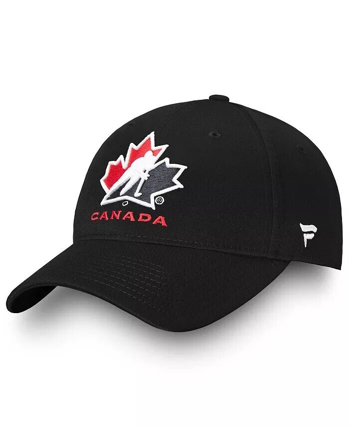 

Мужская черная регулируемая кепка хоккейная Canada Core Fanatics, черный