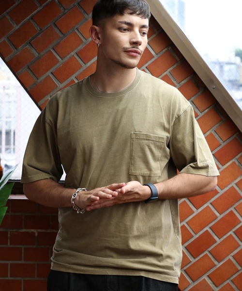 

Футболка с карманом, пигментный краситель Toucan Surfing, коричневый