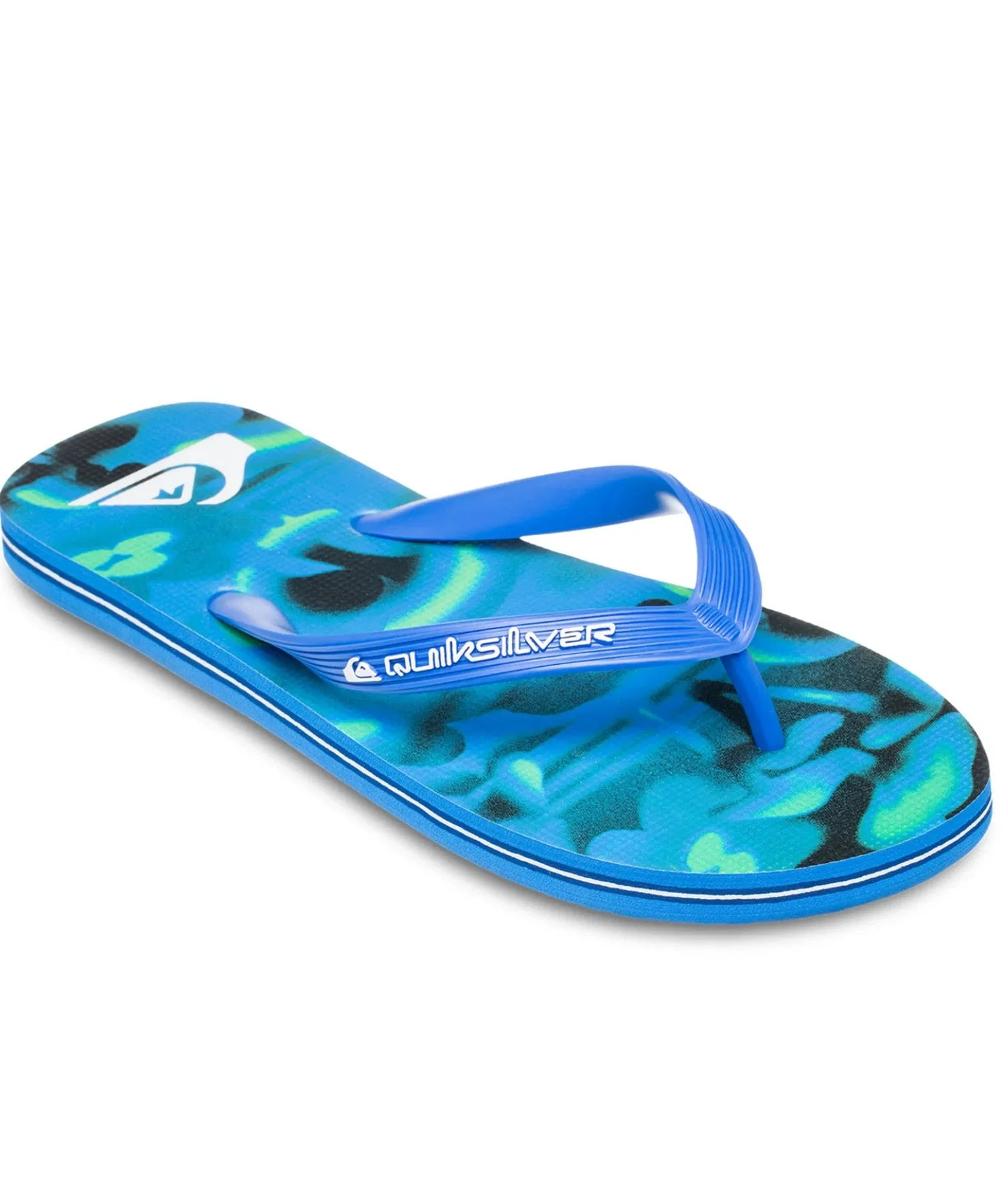 Мужские пляжные сланцы Quiksilver MOLOKAI ART 25 синие