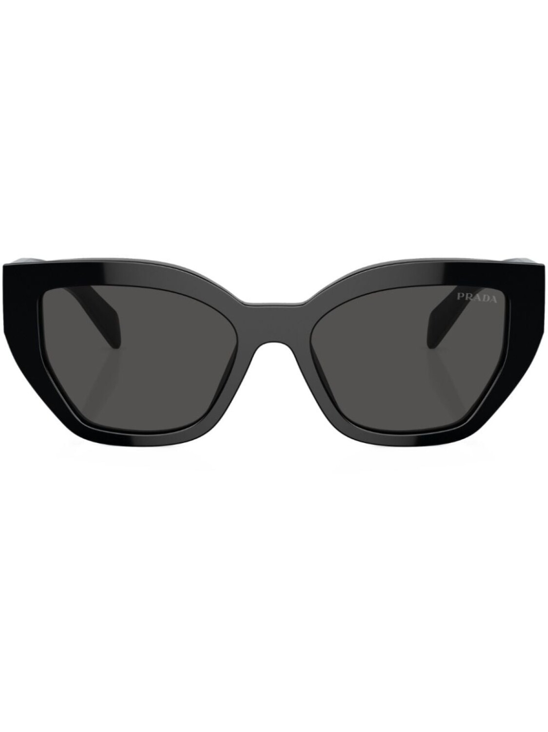 

Prada Eyewear солнцезащитные очки в оправе 'кошачий глаз' с логотипом, черный