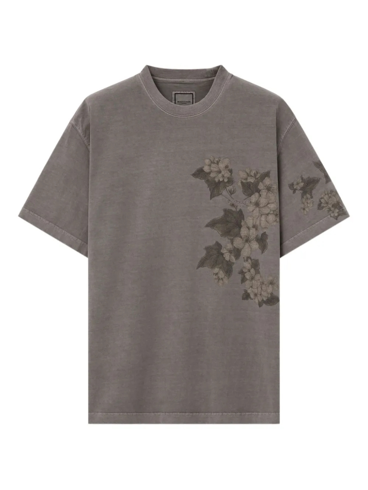 

Wooyoungmi floral-print Футболка, серый