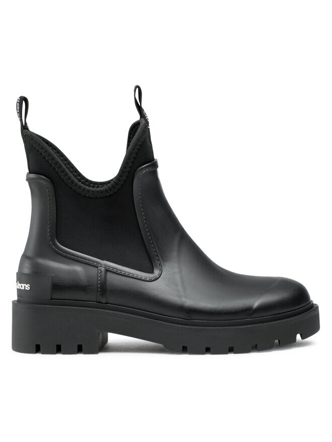 

Водоотталкивающие сапоги Calvin Klein Jeans Mid Rainboot Chelsea, черный