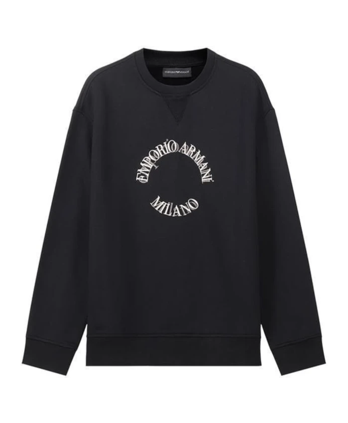 

Синяя толстовка 6l1mc31jqnz09g4 Emporio Armani, синий