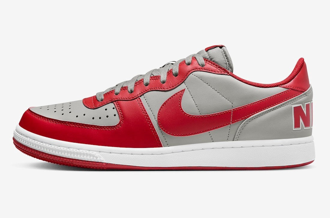 

Кроссовки Nike Terminator Low FZ4036-099, красно-серые, для повседневной носки, DWA1789 Nike, красный