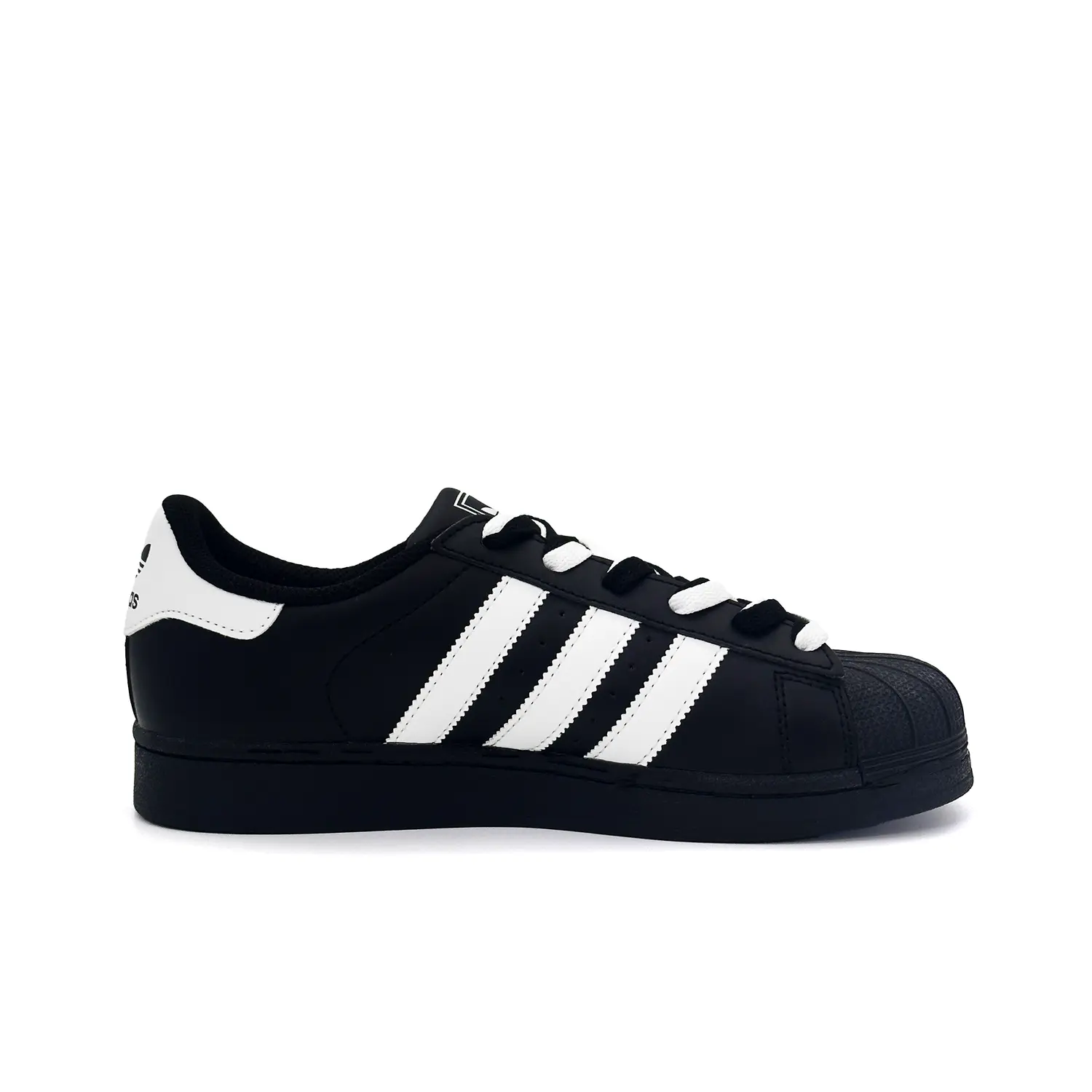 Adidas Originals Superstar 2 Swirl Sun устойчивые к истиранию низкие детские скейтбординг кроссовки black для подростков — фото 3