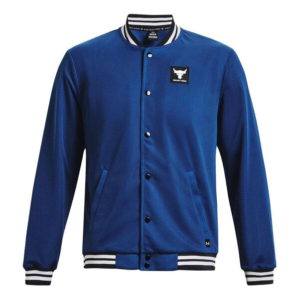 

Куртка project rock mens varsity jacket 'college blue' Under Armour, синий
