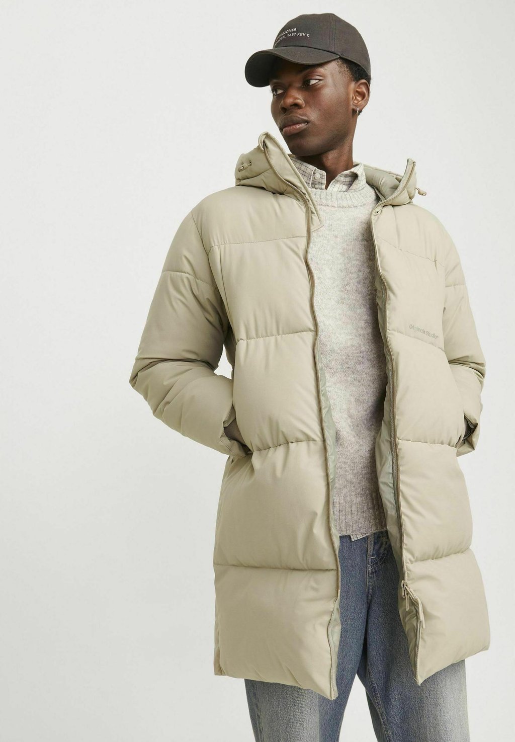 

Зимнее пальто JORVESTERBRO LONG PUFFER Jack & Jones, оливковый
