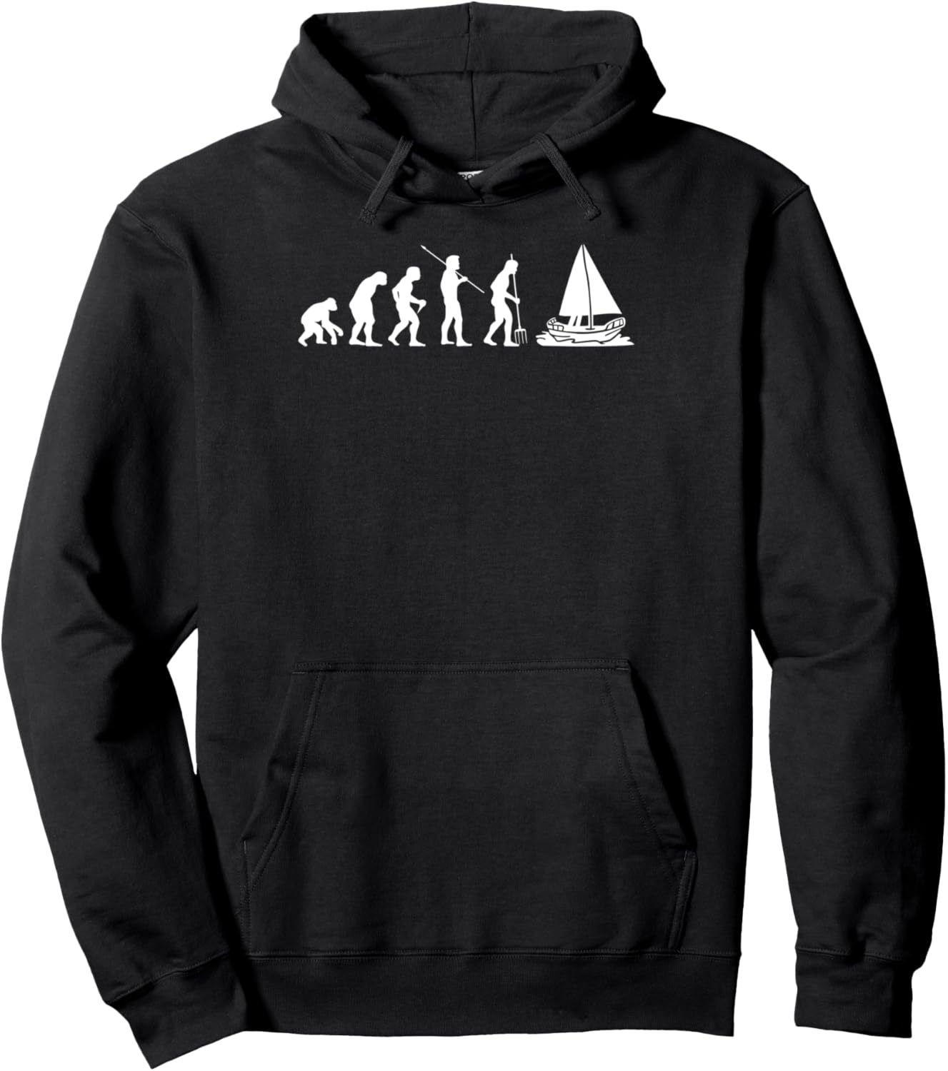 

Худи с графическим изображением парусника и парусной лодки Evolution Graphic, черный Sailing Gift Idea Sailor Sailboat Captain Ship