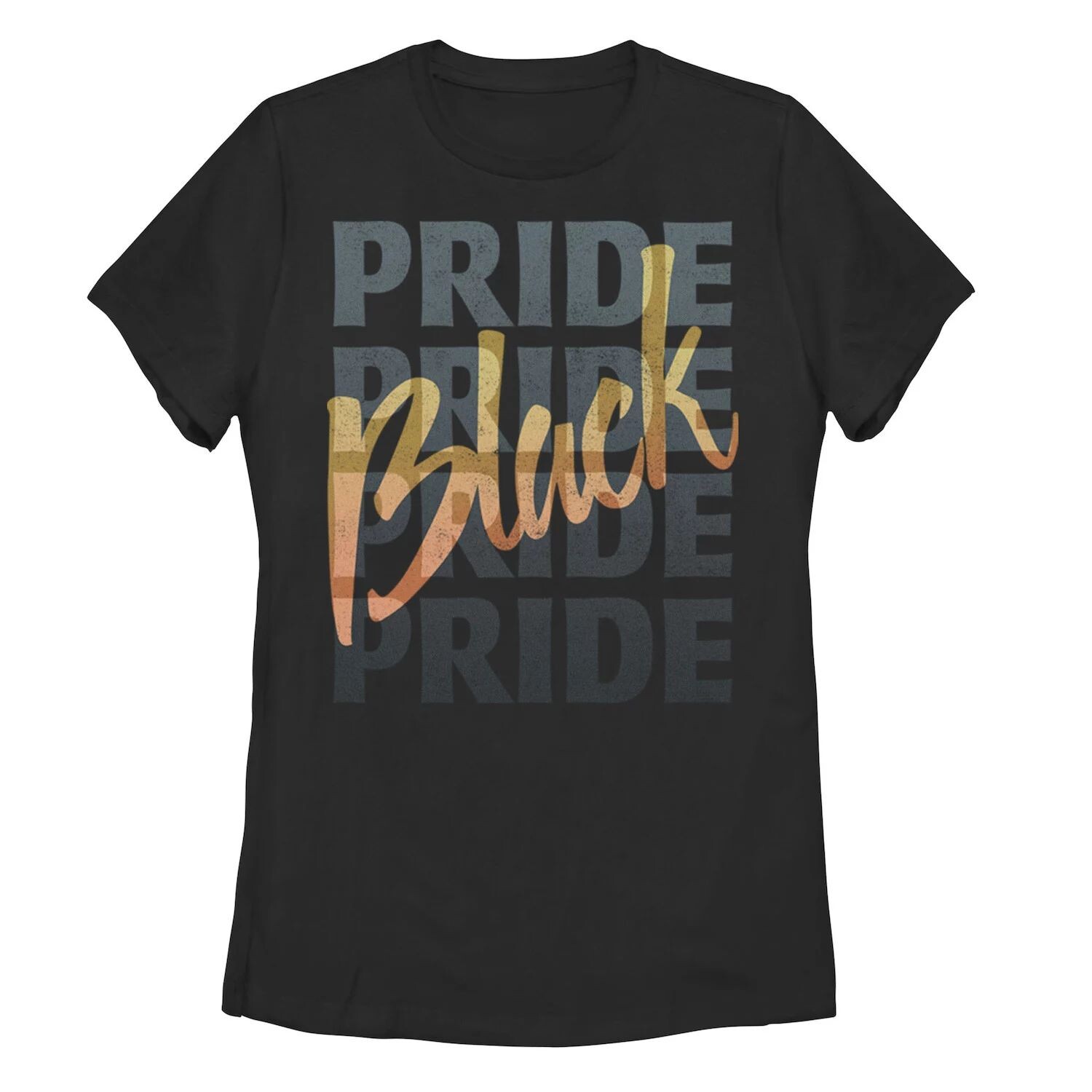 

Черная футболка с надписью Juniors' Pride, Черный, Черная футболка с надписью Juniors' Pride