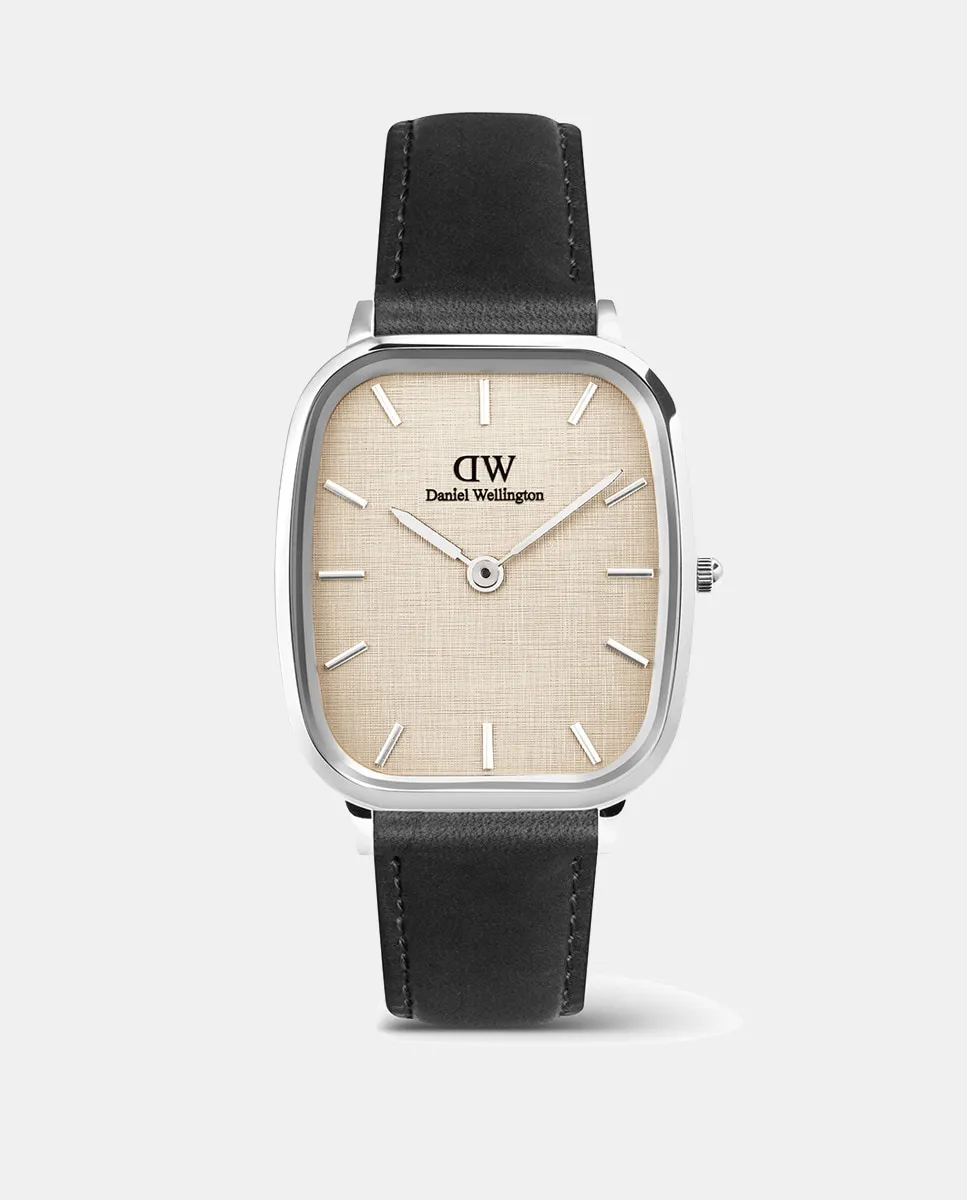 

Мужские часы Marlon DW00100813 из черной кожи Daniel Wellington, черный