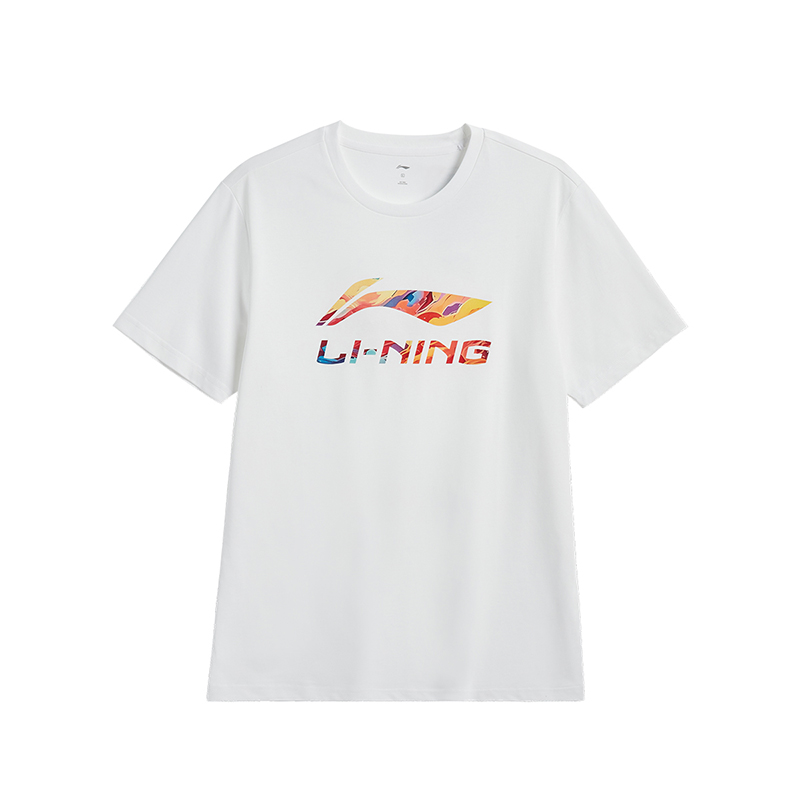 

LINING Футболка унисекс белая, Белый, LINING Футболка унисекс белая