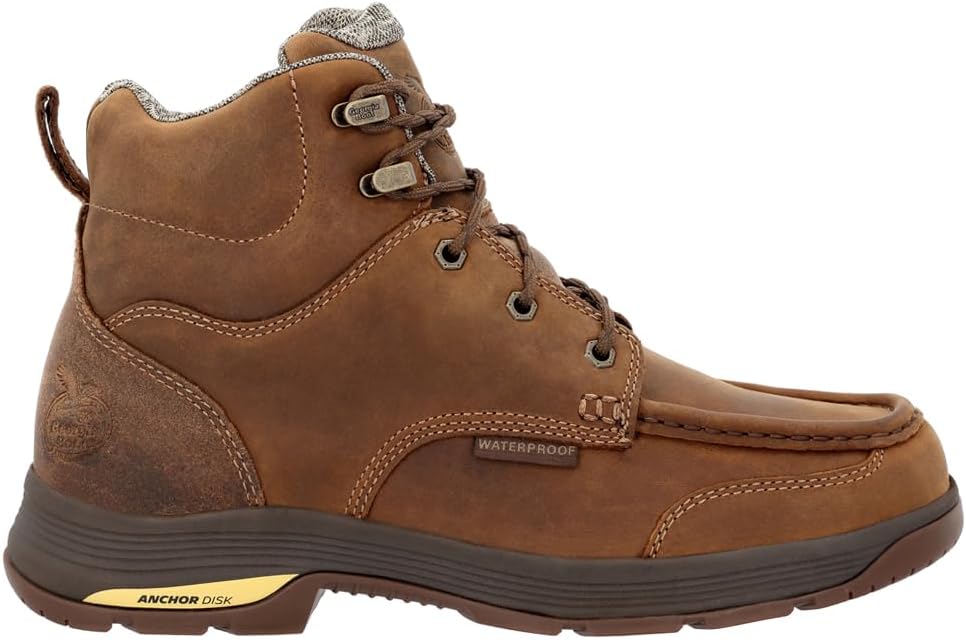 

Ботинки Georgia Boot Athens SuperLyte с мок-то носком и водонепроницаемой защитой, коричневый