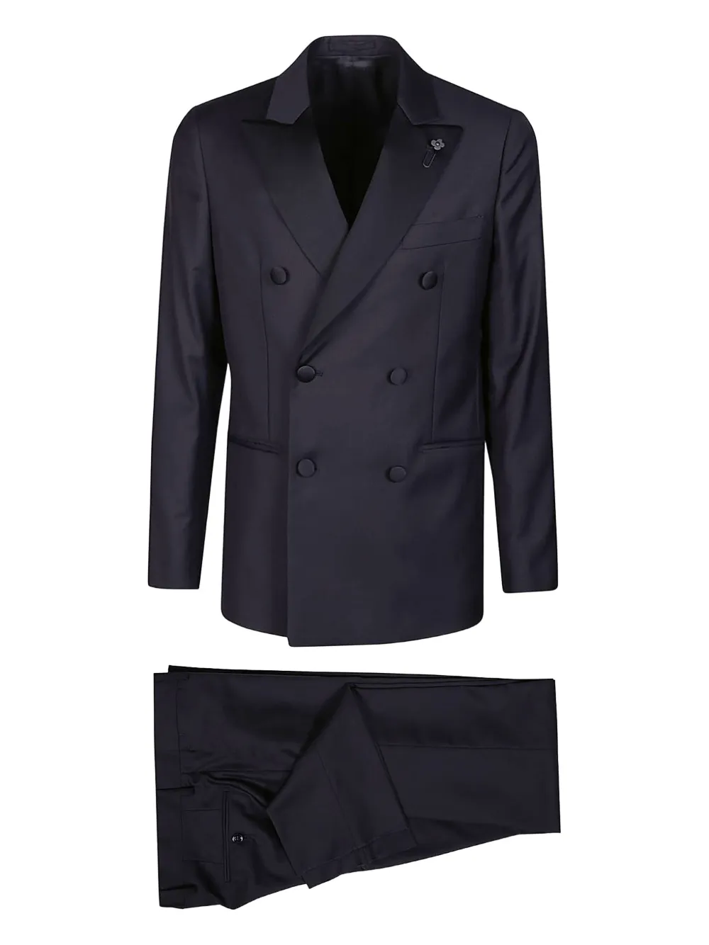 

Шерстяной костюм Lardini, синий