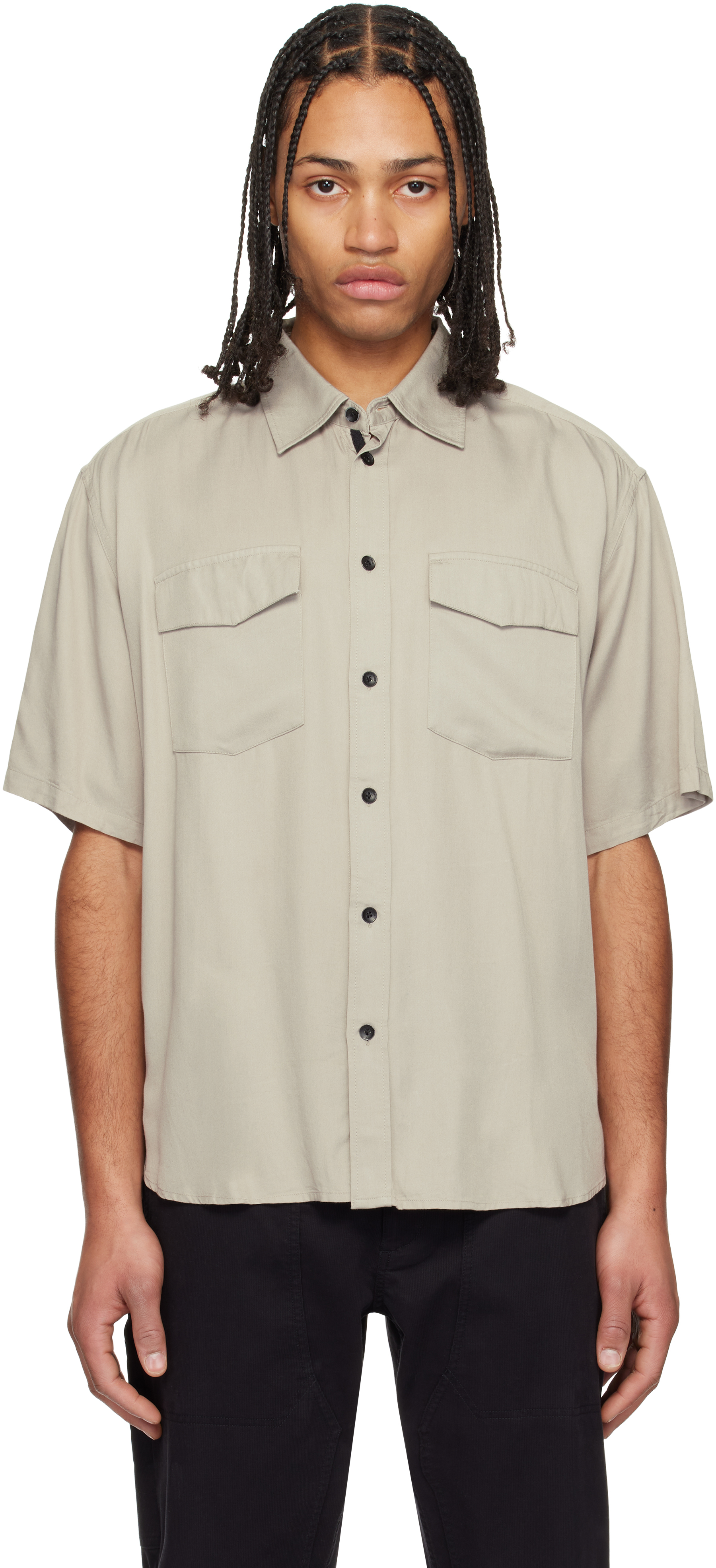 

Рубашка SS Matthew 2-Pocket Taupe rag & bone